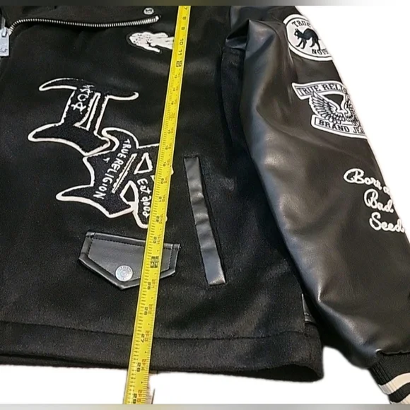 True Religion Property Of None Biker Jacket XXL Limited Edition Exclusive (NWT) - Picture 10 of 12
